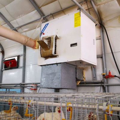 HB燃气热风机在笼养鸡苗领域的应用